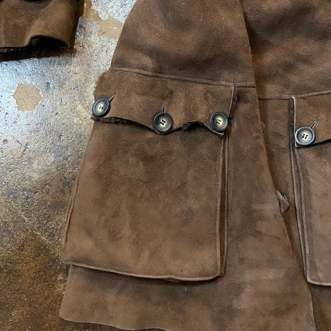 90s 잉글랜드 빈티지 무스탕 코트 상품이미지4