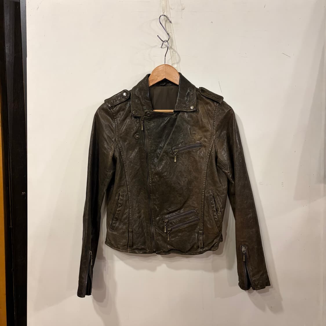 이태리 램스킨 라이더자켓 상품이미지1