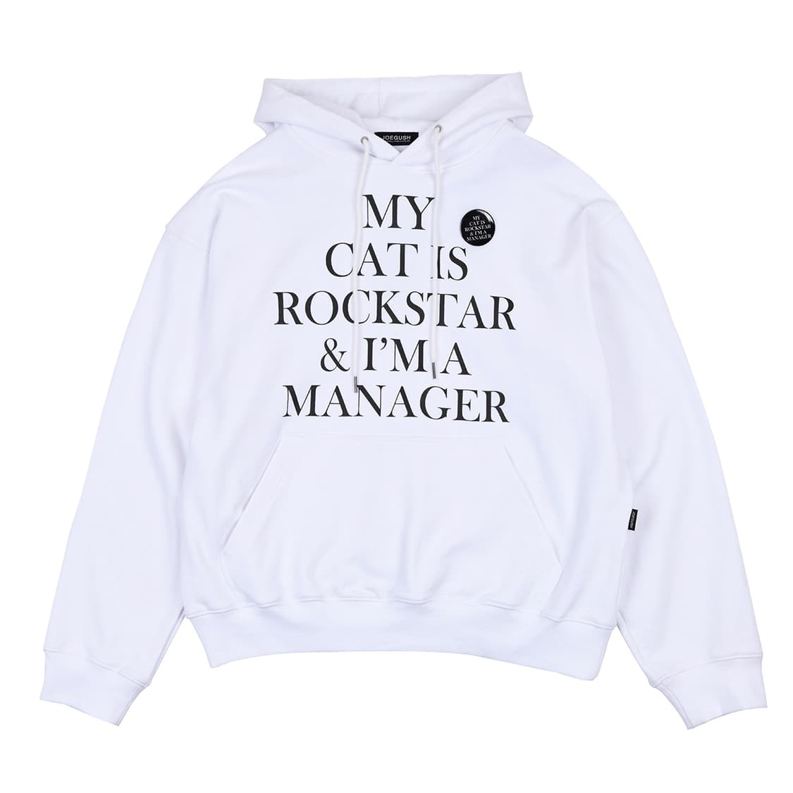 조거쉬 big font rockstar hoodie white 상품이미지2