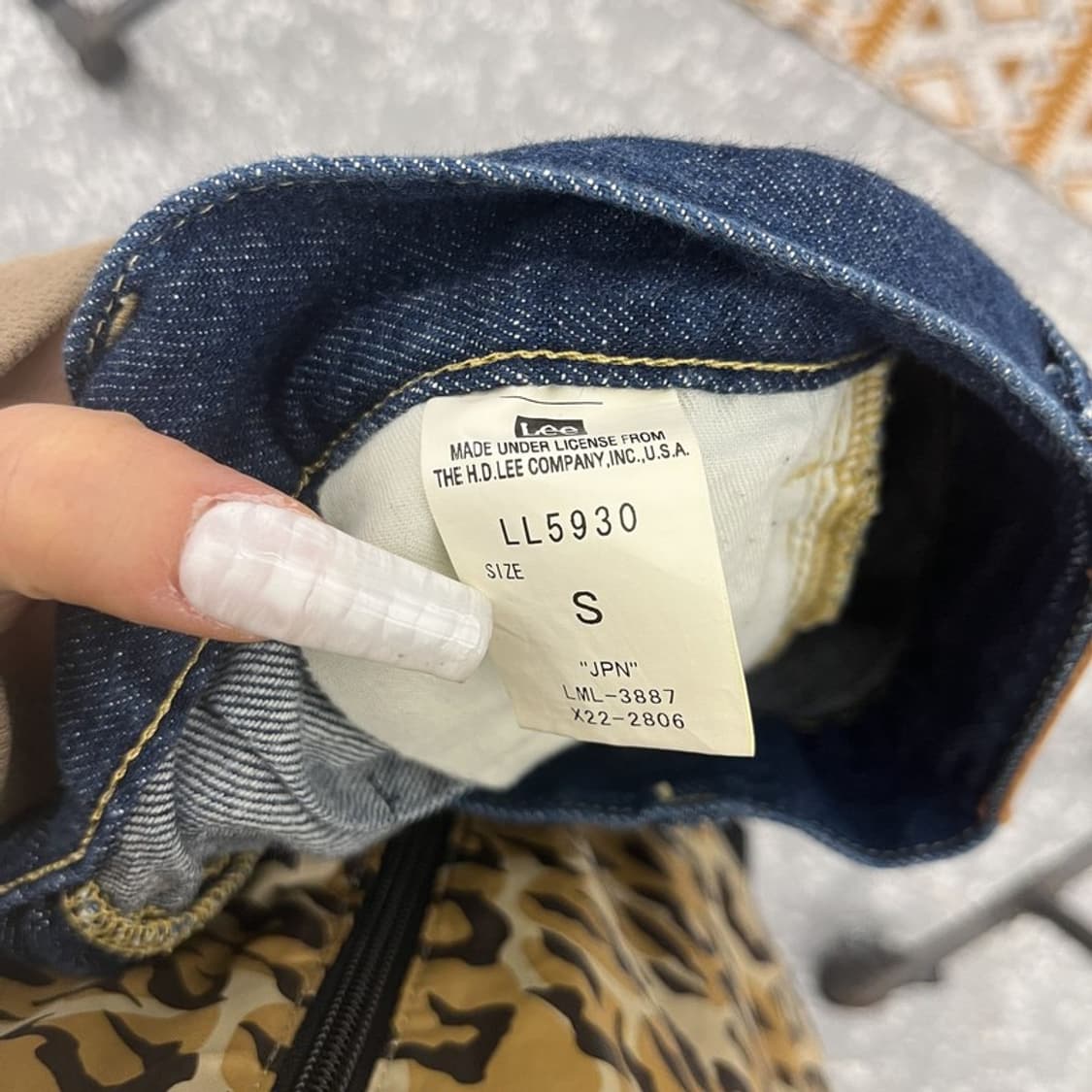 LEE 리 캐주얼 빈티지 모리 플레어 데님 롱스커트 S C10807 상품이미지6