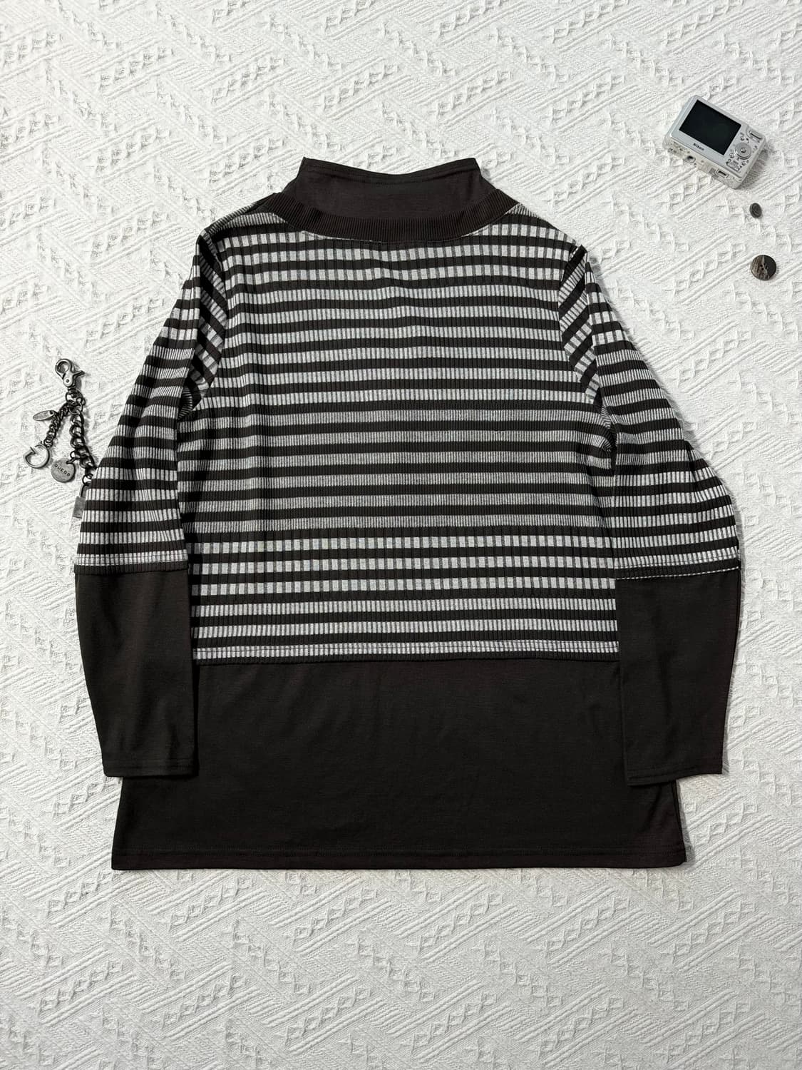 레이어드 버튼 니트 상품이미지7