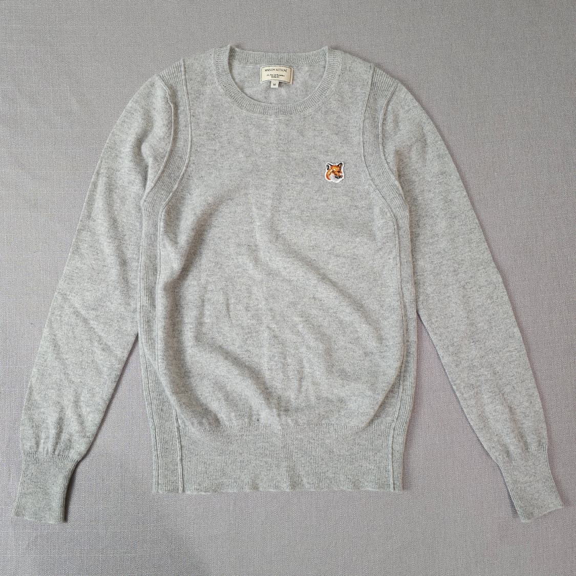 메종키츠네 스몰패치 로고 니트 상품이미지1