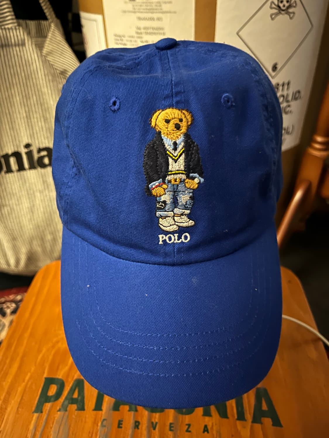 폴로 베어 볼캡 블루 상품이미지1