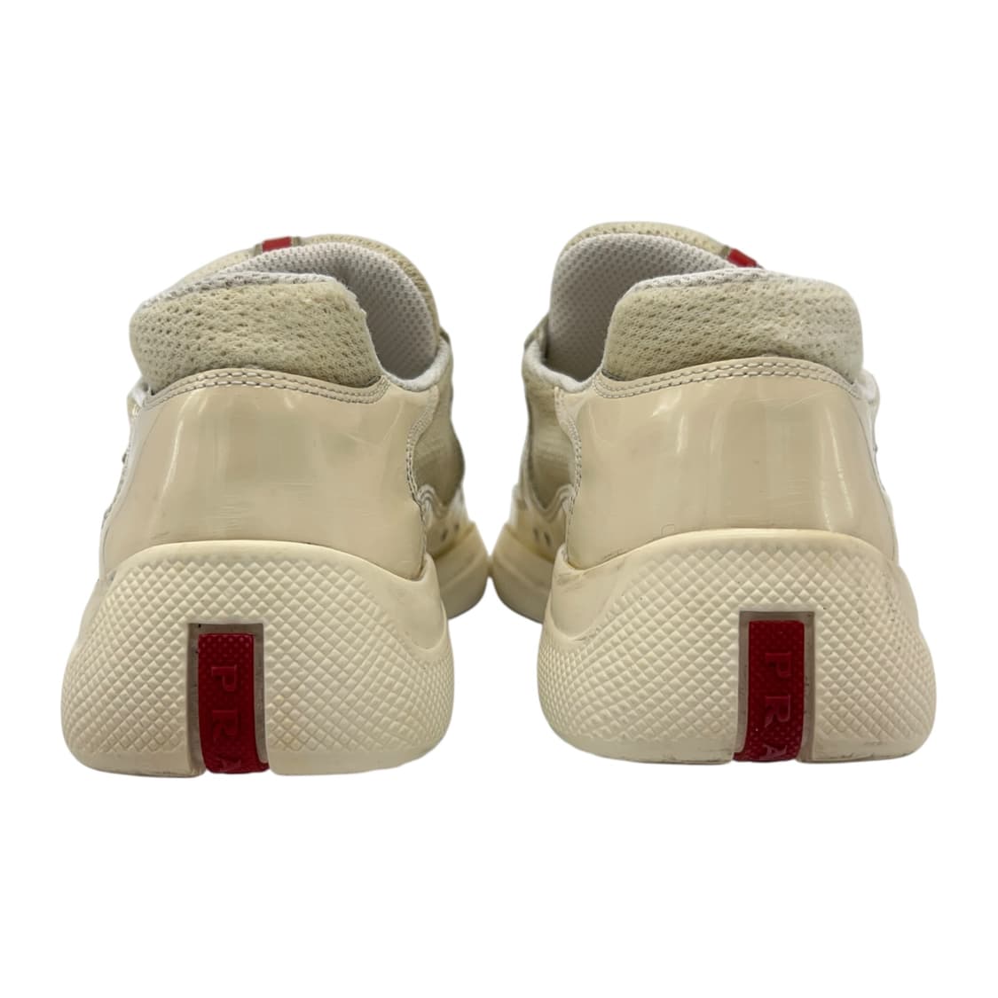 245 Vtg 프라다 아메리카 컵 벨크로 스니커즈 크림 (EU37.5) 상품이미지5