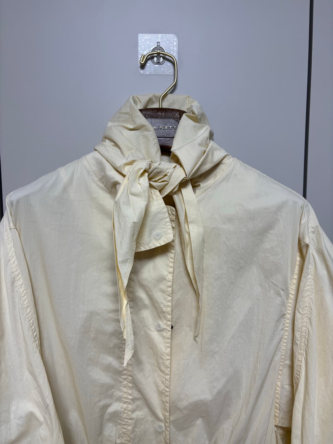 타임 아이보리색 바람막이 점퍼 상품이미지2