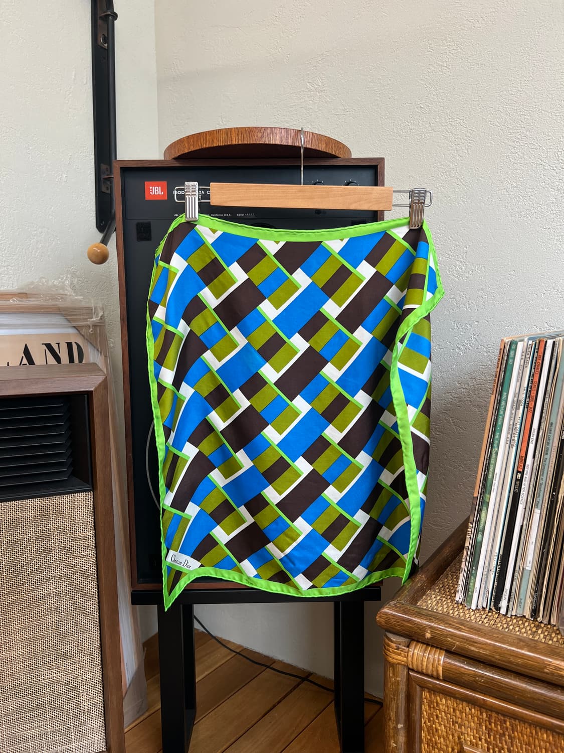 빈티지 디올 지오메트릭 실크 스카프 상품이미지1