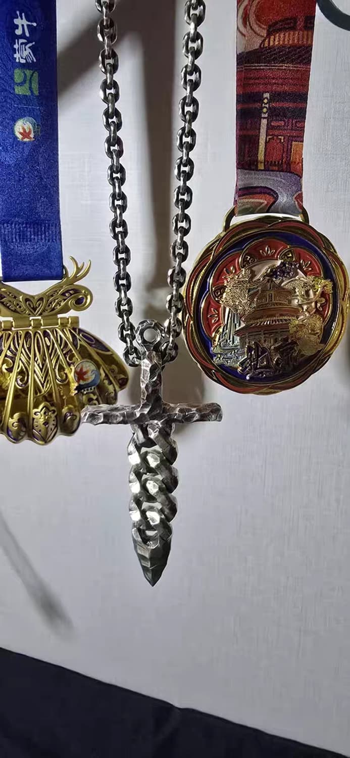 Oceanora S925 수제 홀리 소드 남성 펜던트 상품이미지2