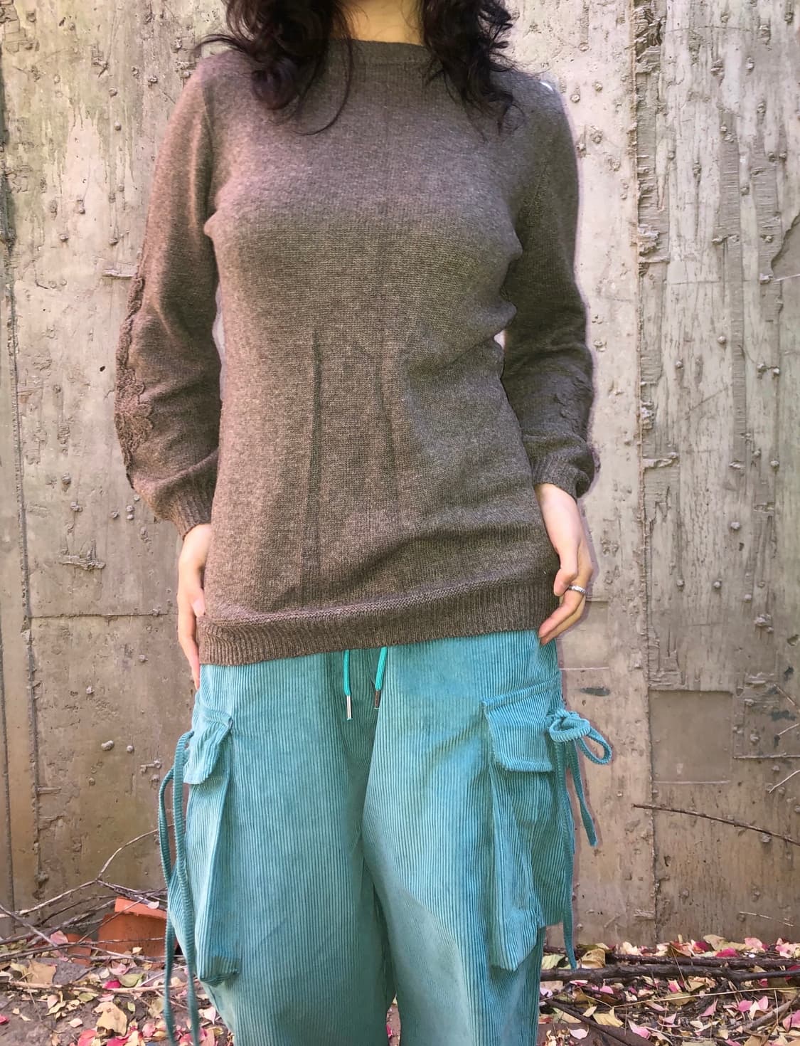 braun knit 상품이미지2