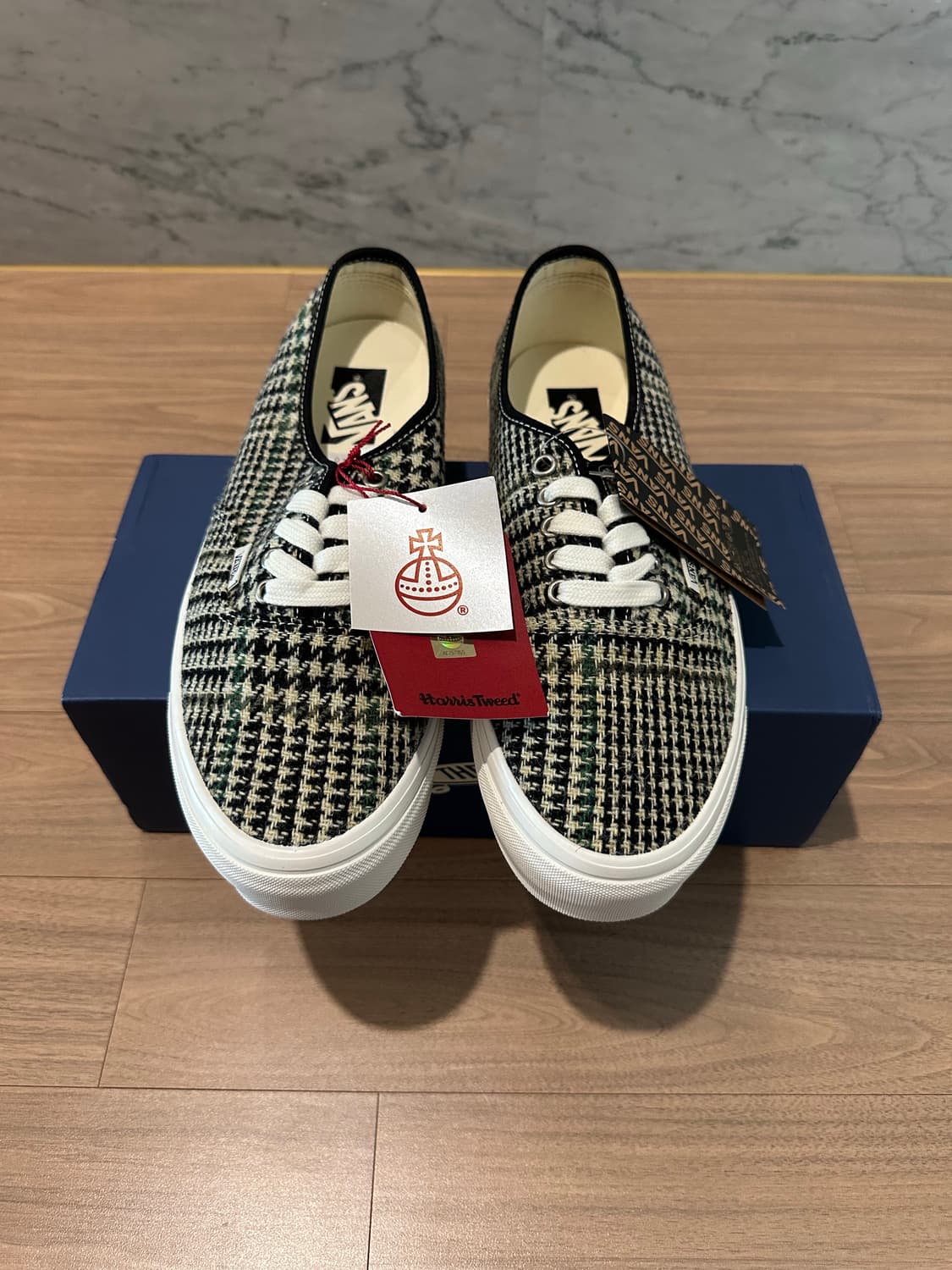 280 반스 해리스 트위드 프리미엄 어센틱 블랙 화이트 상품이미지5