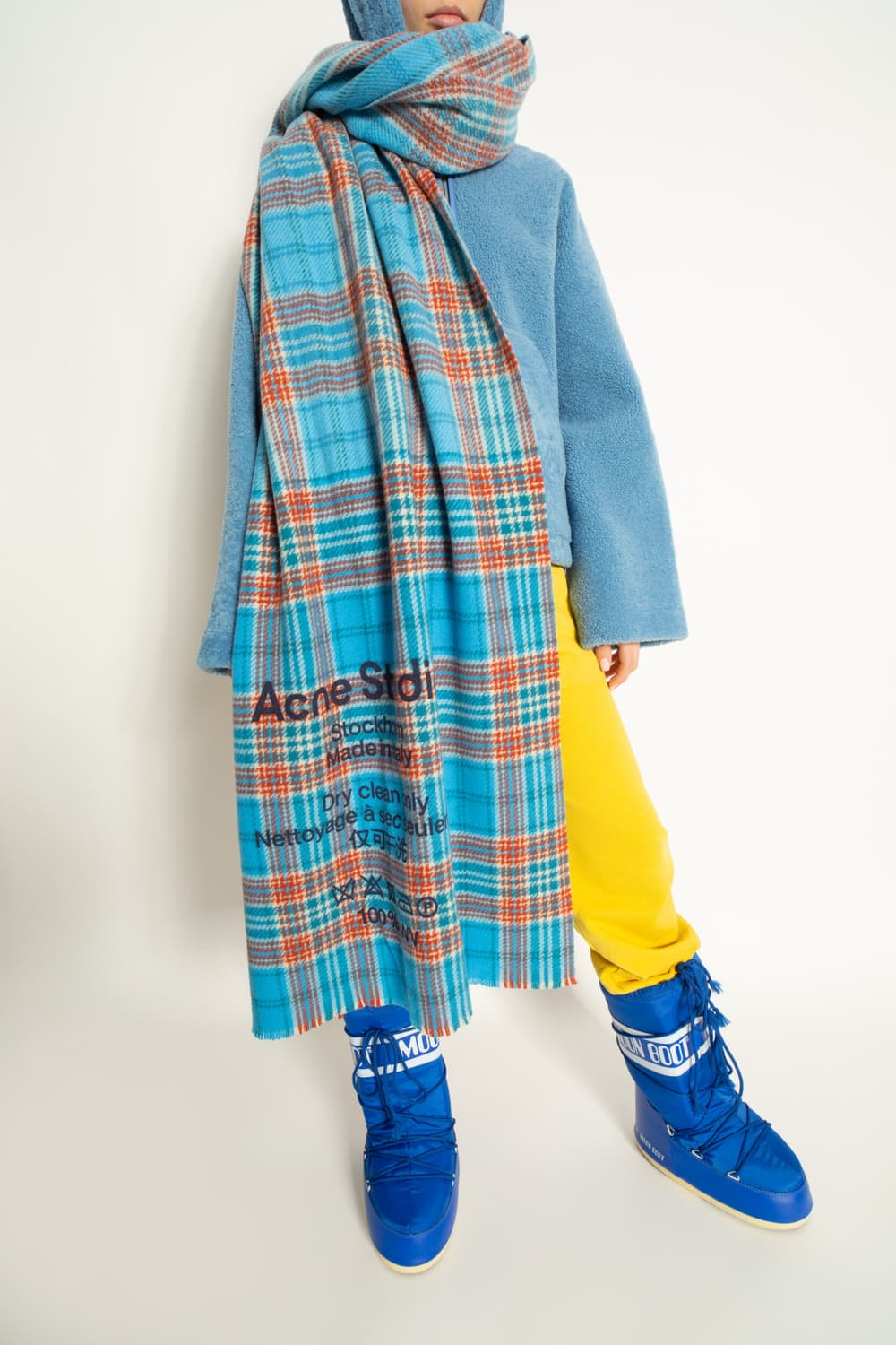 아크네 스튜디오 체크 목도리 상품이미지1
