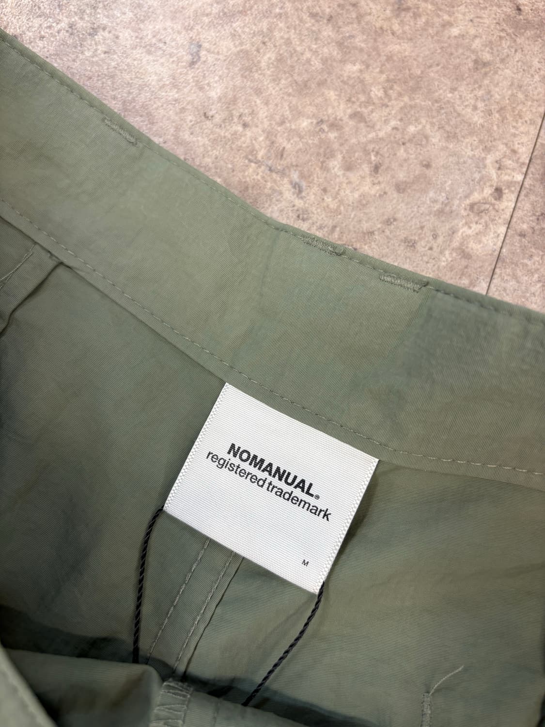 nomanual 카키 나일론 반바지 #csz4510 상품이미지4