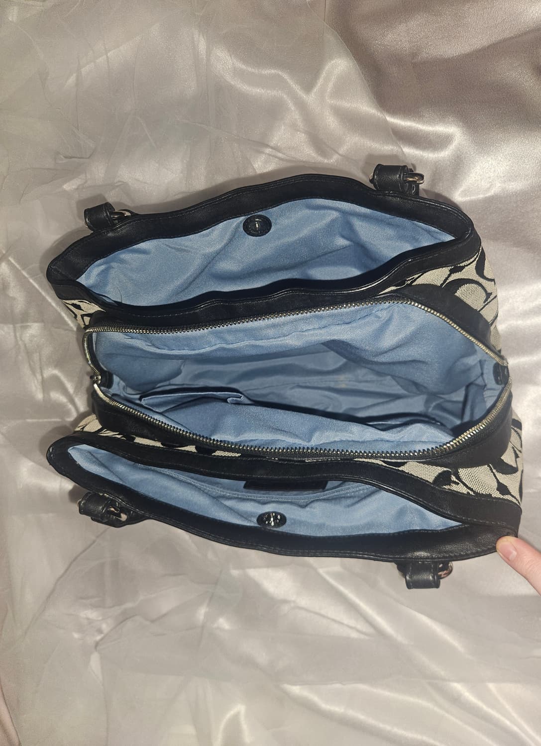 코치 시그니처 컨버스 토트백 오네갸루백 상품이미지5