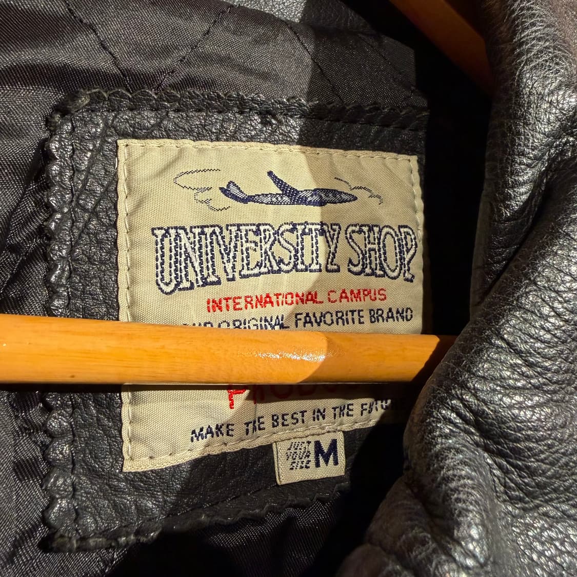 유니버시티 재팬 탄창 헤비 소가죽 헌팅 자켓 M 100 상품이미지2