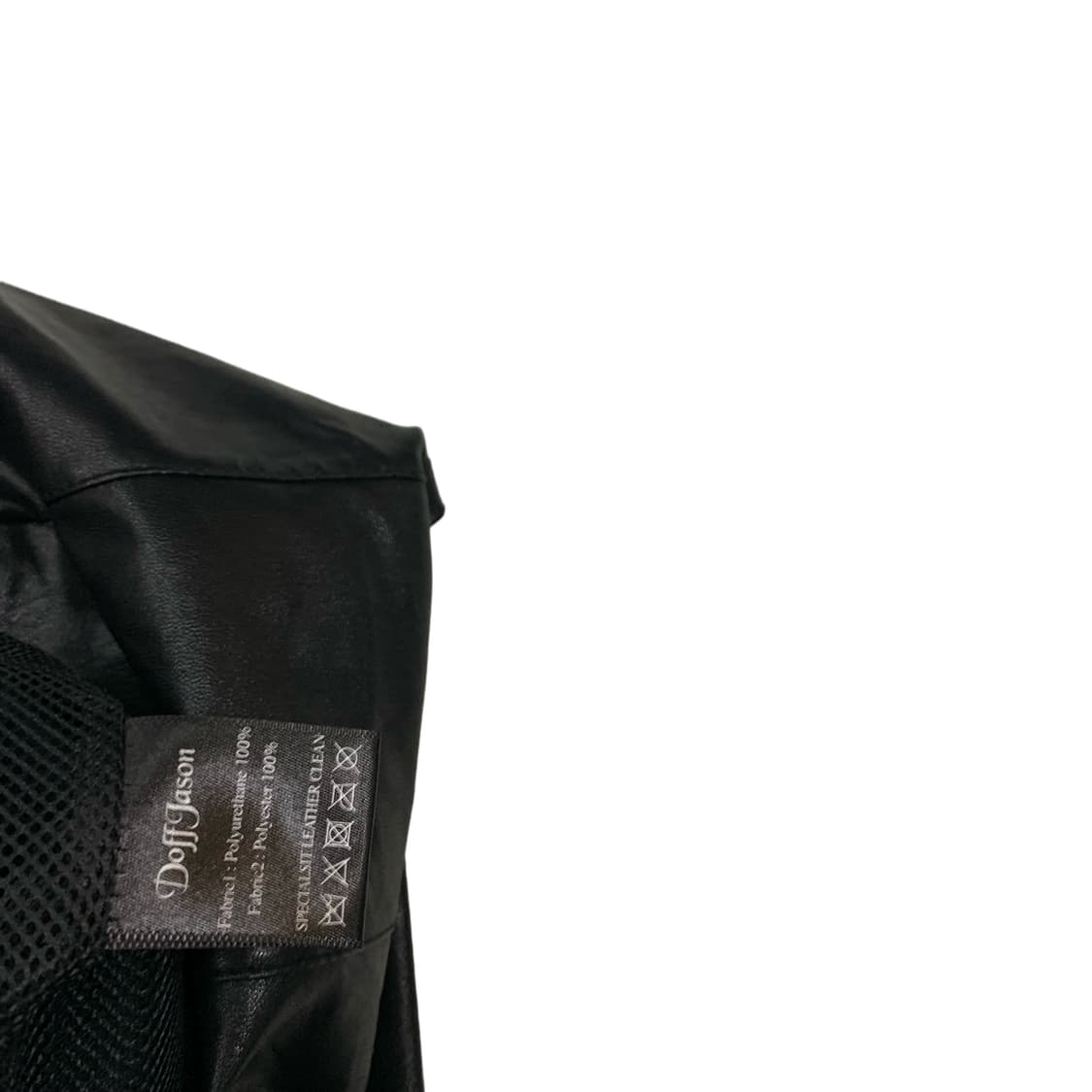 도프제이슨 블랙 투웨이 레더자켓 상품이미지4