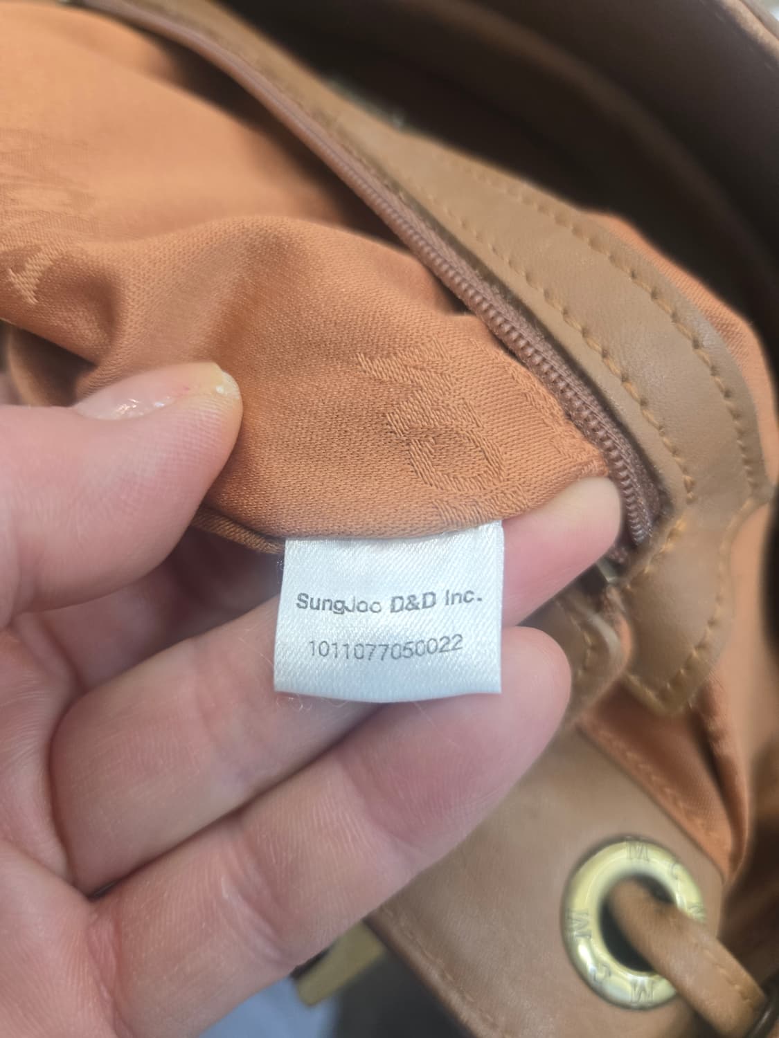 MCM 로고 숄더백(정품) 브라운 토트백 상품이미지3