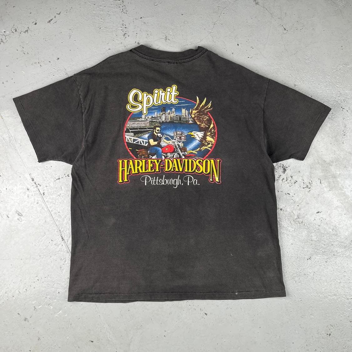 빈티지 할리데이비슨 Makin' Tracks 반팔티 상품이미지2