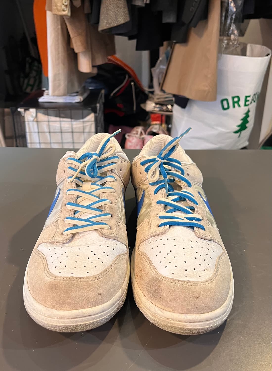 나이키 덩크 로우 CL 블루 내추럴 그레이 (280mm)  상품이미지5