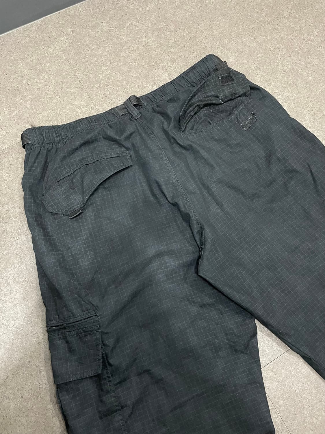 Vtg 립스탑 카고 와이드 버뮤다 팬츠 상품이미지10