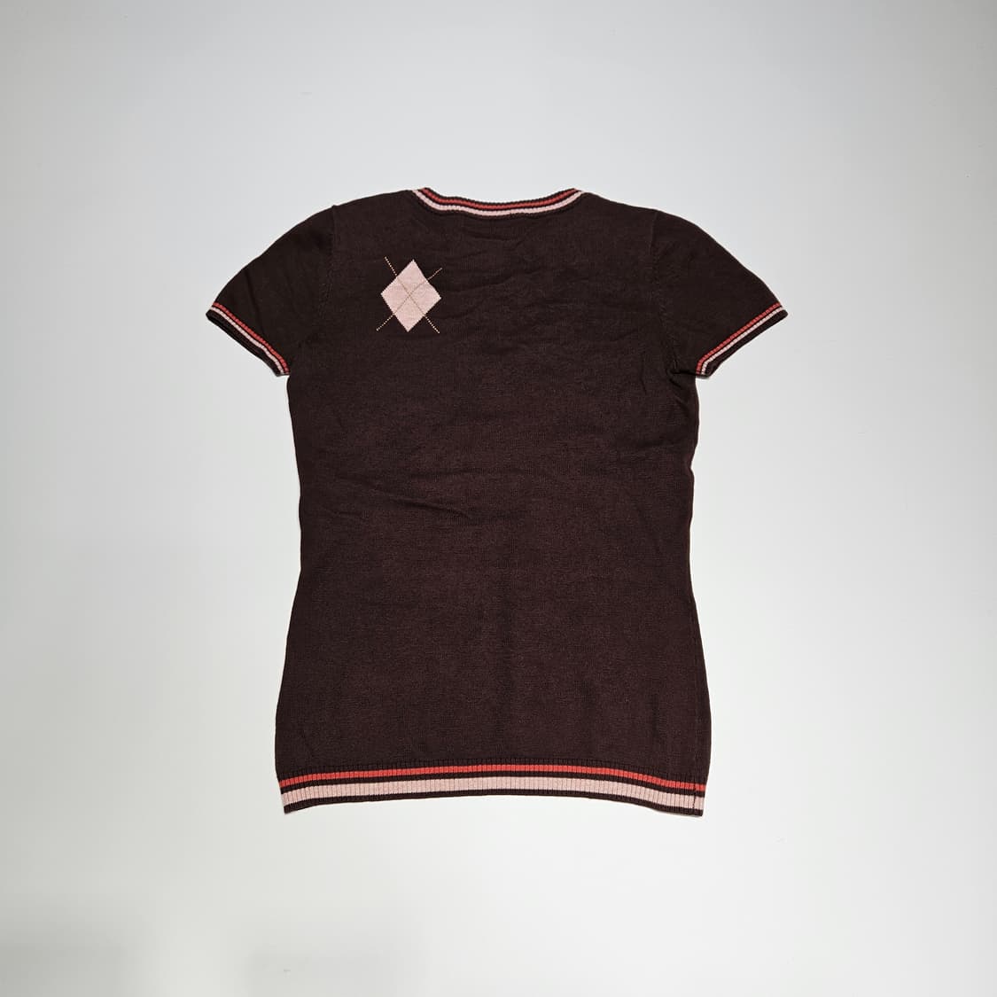 버버리 아가일 니트 반팔[38] 상품이미지5