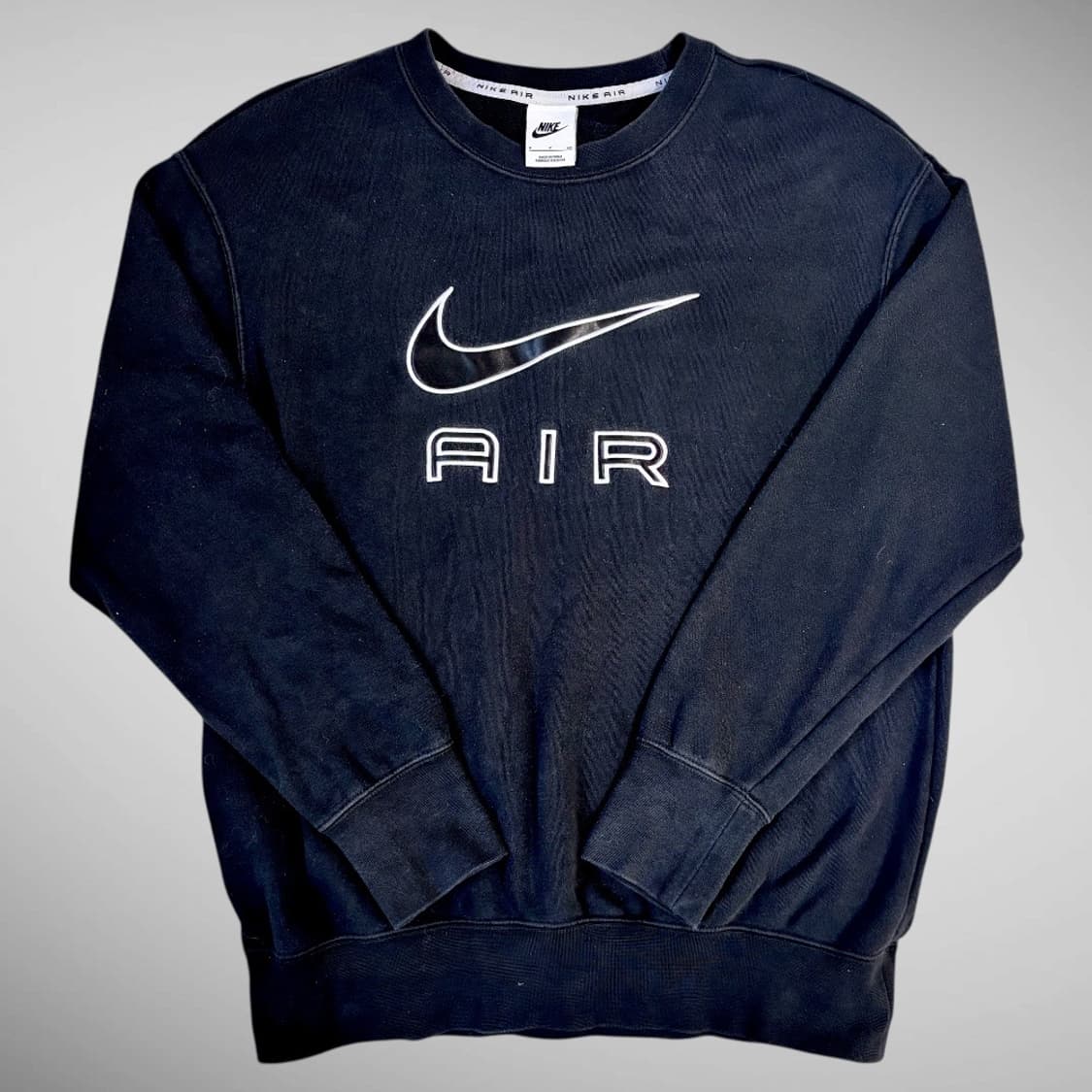 빈티지 나이키 Nike AIR 블랙 맨투맨 상품이미지2