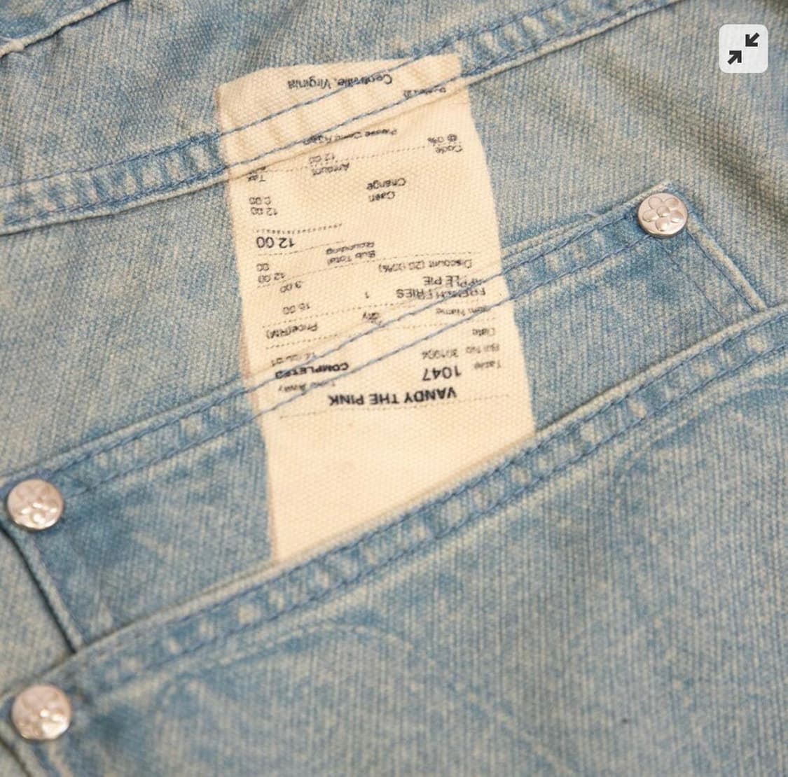 반디더핑크 데님 상품이미지5