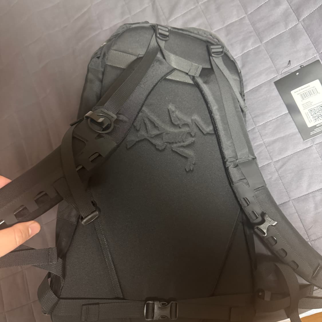 아크테릭스 아로22 블랙 백팩 상품이미지2