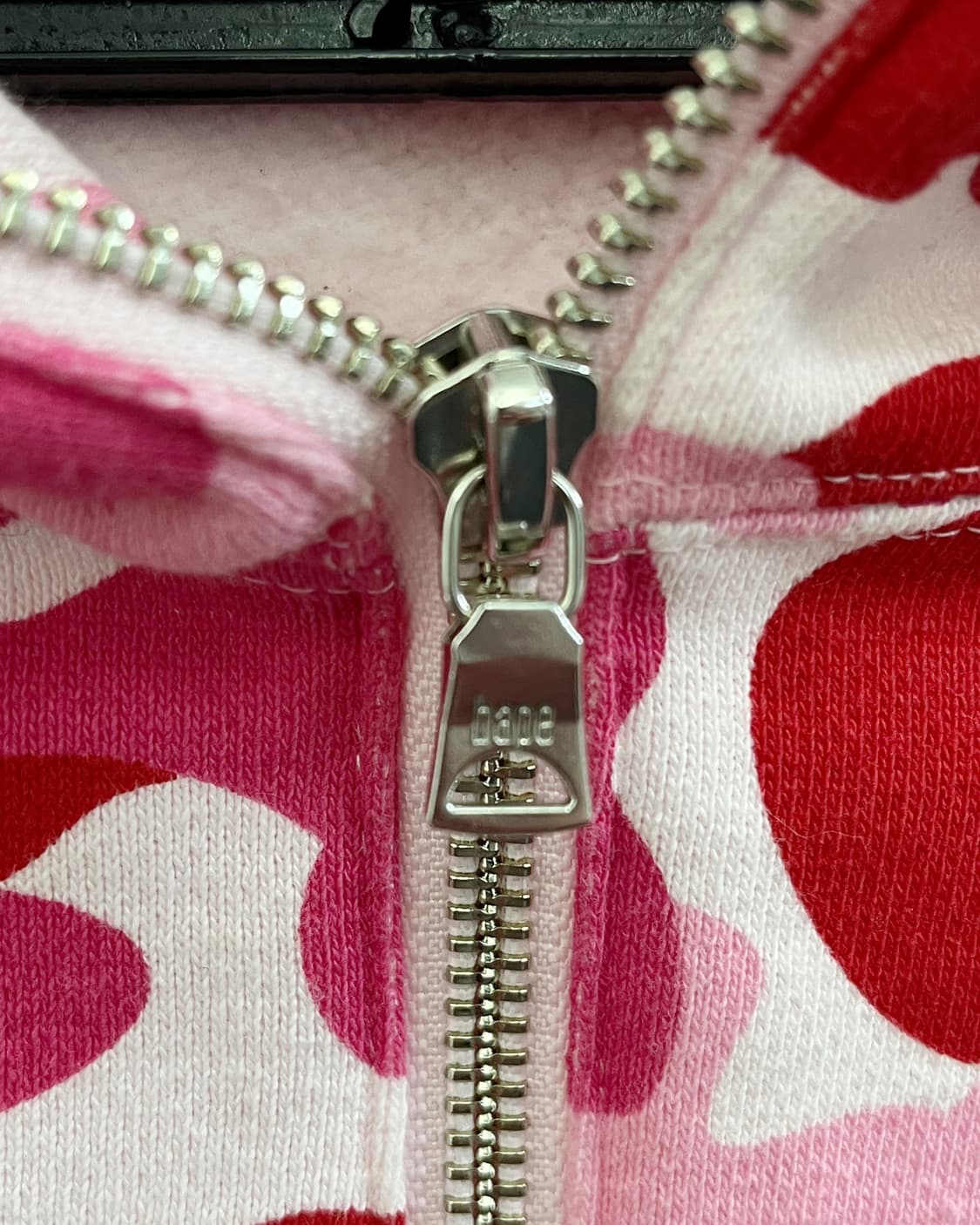 베이프 ABC 핑크 카모 샤크 하프집업 후디 상품이미지7