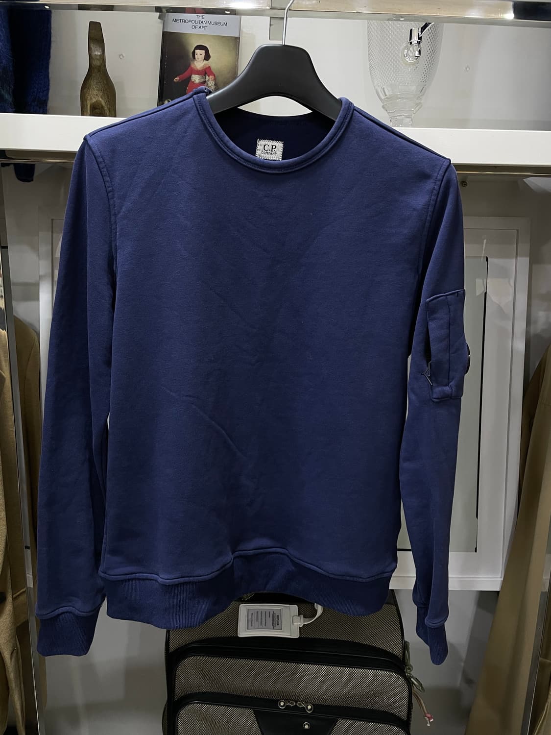 CP컴퍼니/빈티지네이비 맨투맨티(S) 상품이미지1