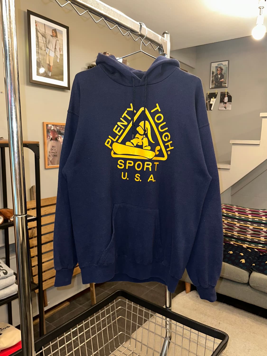 90’s Plenty Tough Sport logo hood sweats 상품이미지4