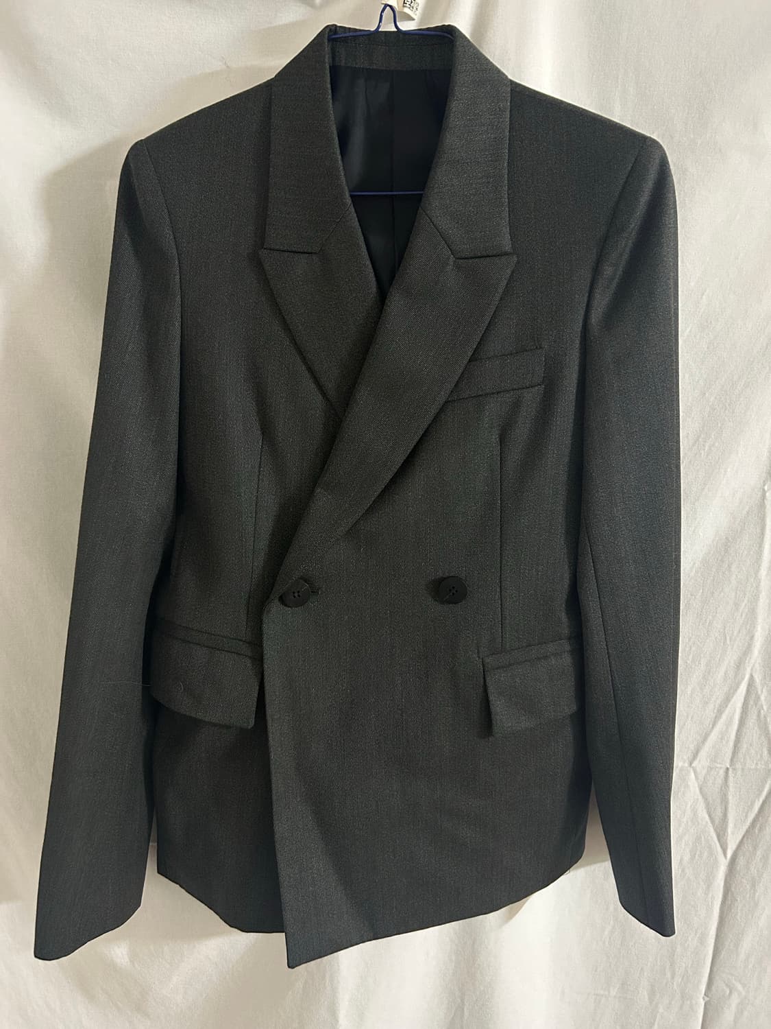 우영미 블레이저 카키그레이 상품이미지1