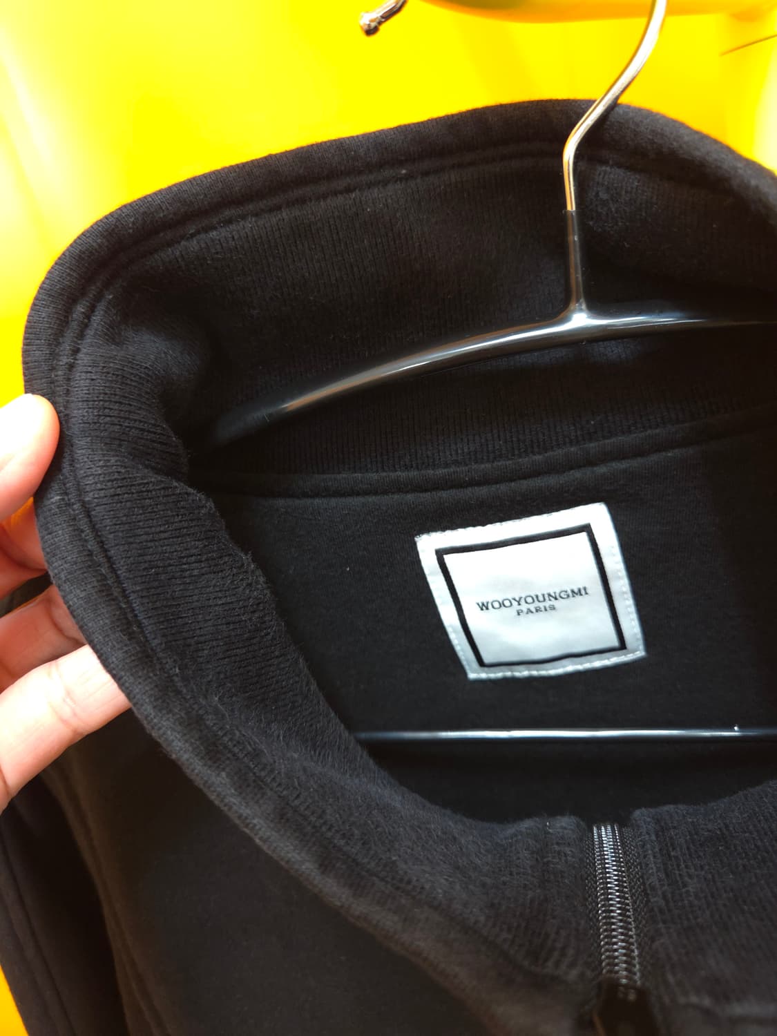 110 우영미 파리 블랙 하프집업 상품이미지3