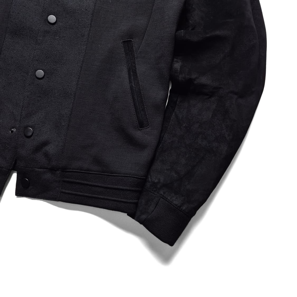 [S] 시스템 레더슬리브 바시티 자켓 상품이미지5