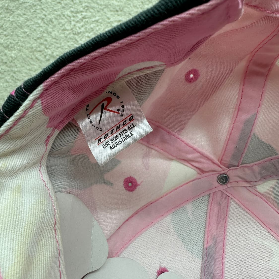 로스코 핑크 카모 볼캡 상품이미지4