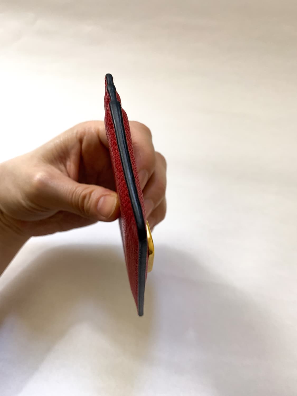 발렌티노 V 로고 가죽 카드홀더 상품이미지7