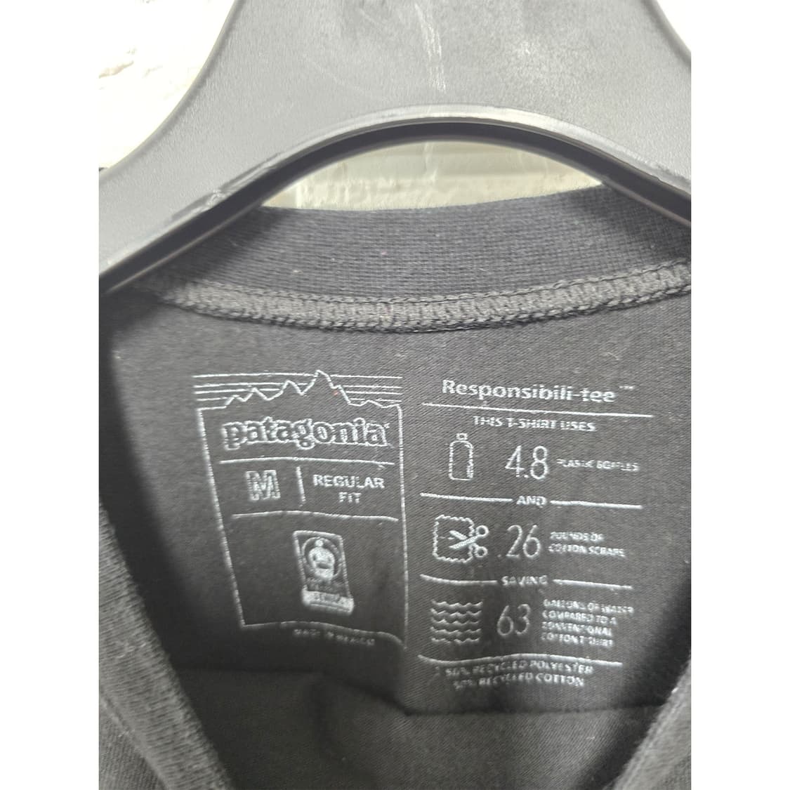 택포) 파타고니아 긴팔 티셔츠 L 블랙 상품이미지2