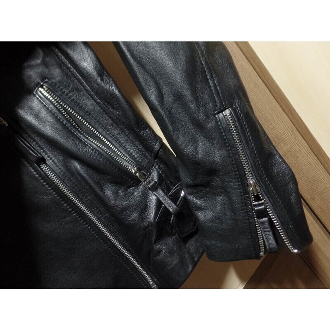 55사이즈/여성 보르도 양가죽 라이더/토323 상품이미지5