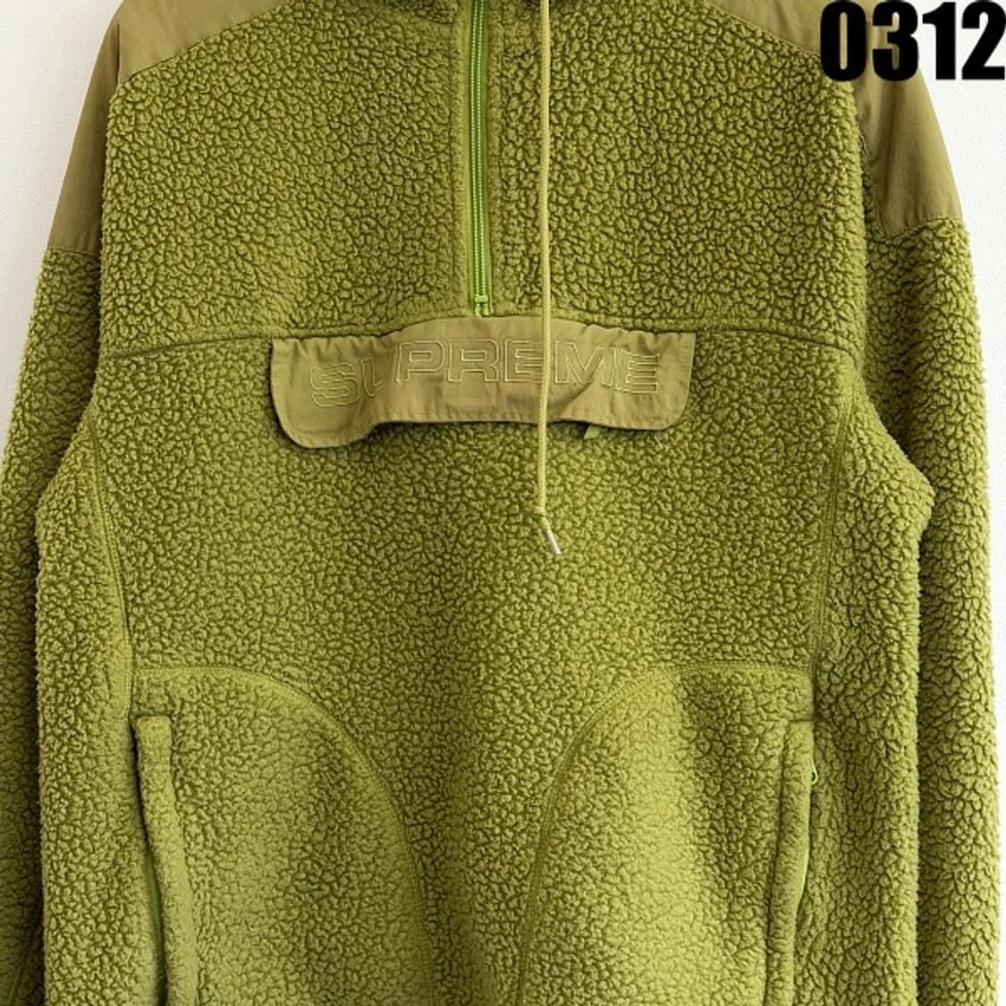 슈프림 폴라텍 플리스 후드티 L 0312 상품이미지4