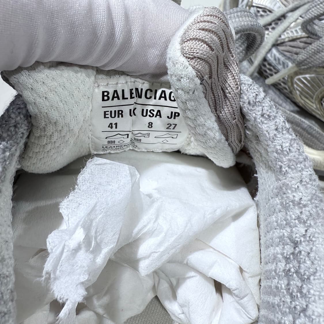 41 / 발렌시아가 3XL 에그쉘 스니커즈 상품이미지6