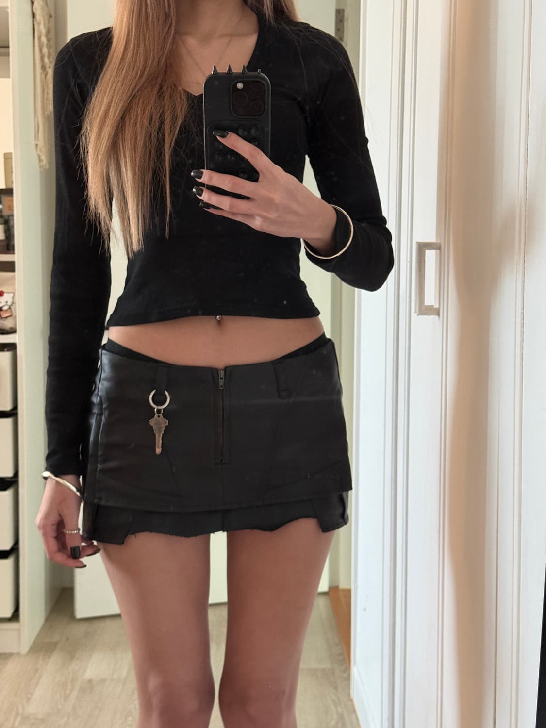 loadingroom double zip skirt 상품이미지1