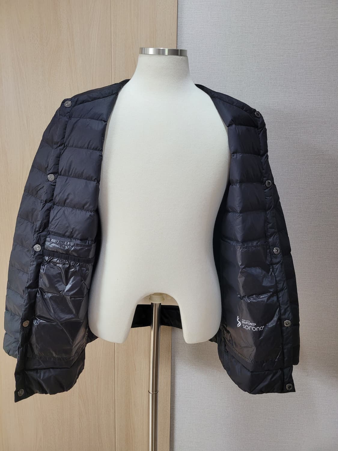 남자 소로나 sorona 경량패딩 100 블랙 상품이미지7