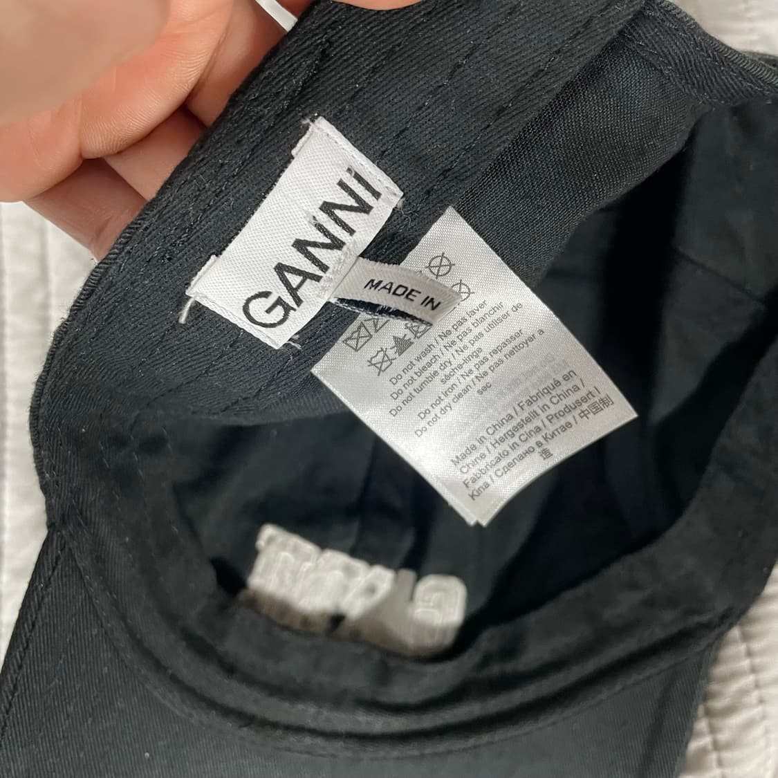 가니 ganni 로우볼캡 상품이미지3