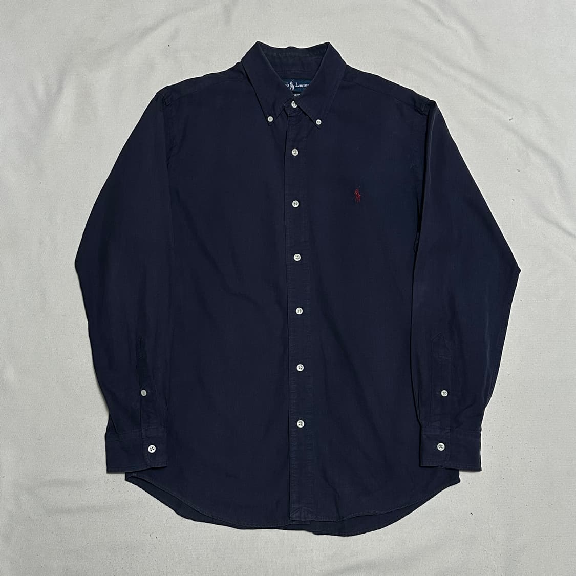 M 폴로랄프로렌 커스텀핏 네이비 코튼 셔츠  상품이미지2