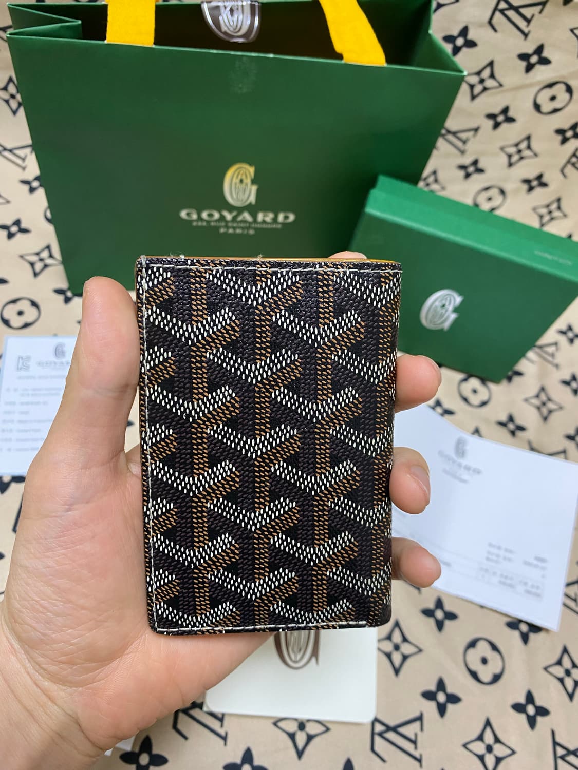 고야드 생피에르 오거나이저 블랙 탄 상품이미지2