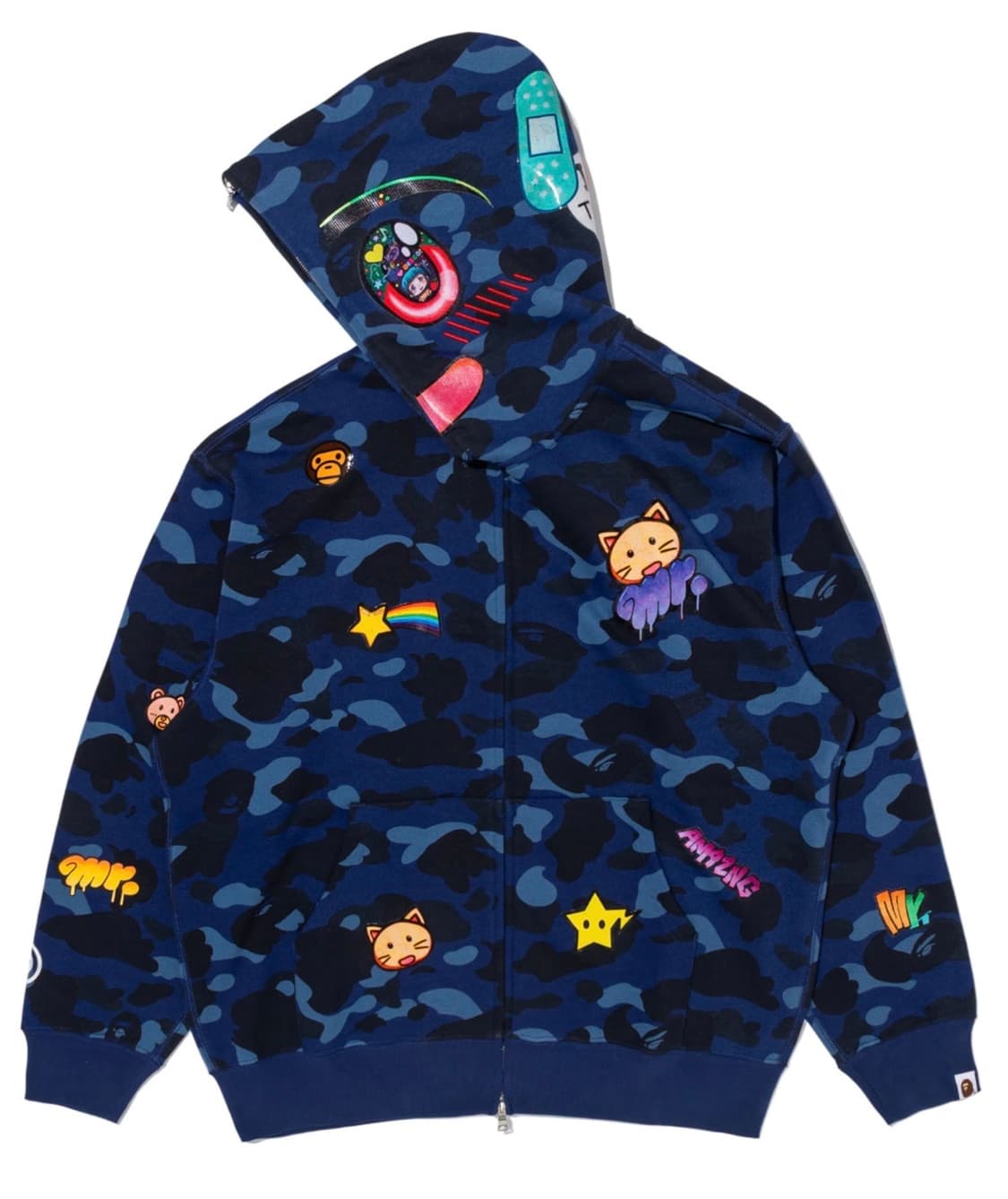 베이프 무라카미다카시 스튜디오 MR. 콜라보 샤크후디 상품이미지3