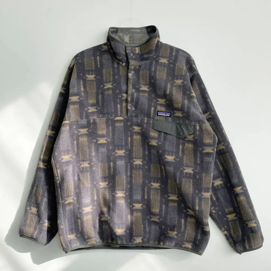 D2 파타고니아 프린티드 신칠라 스냅-T 플리스 M사이즈 상품이미지1