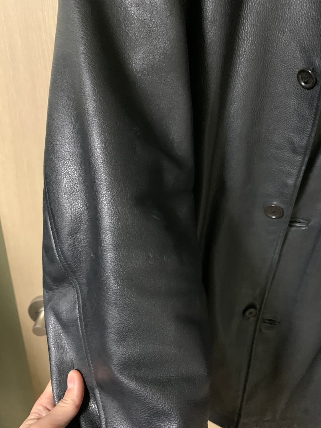 올드 갭 레더 가죽 카 코트 L 상품이미지2