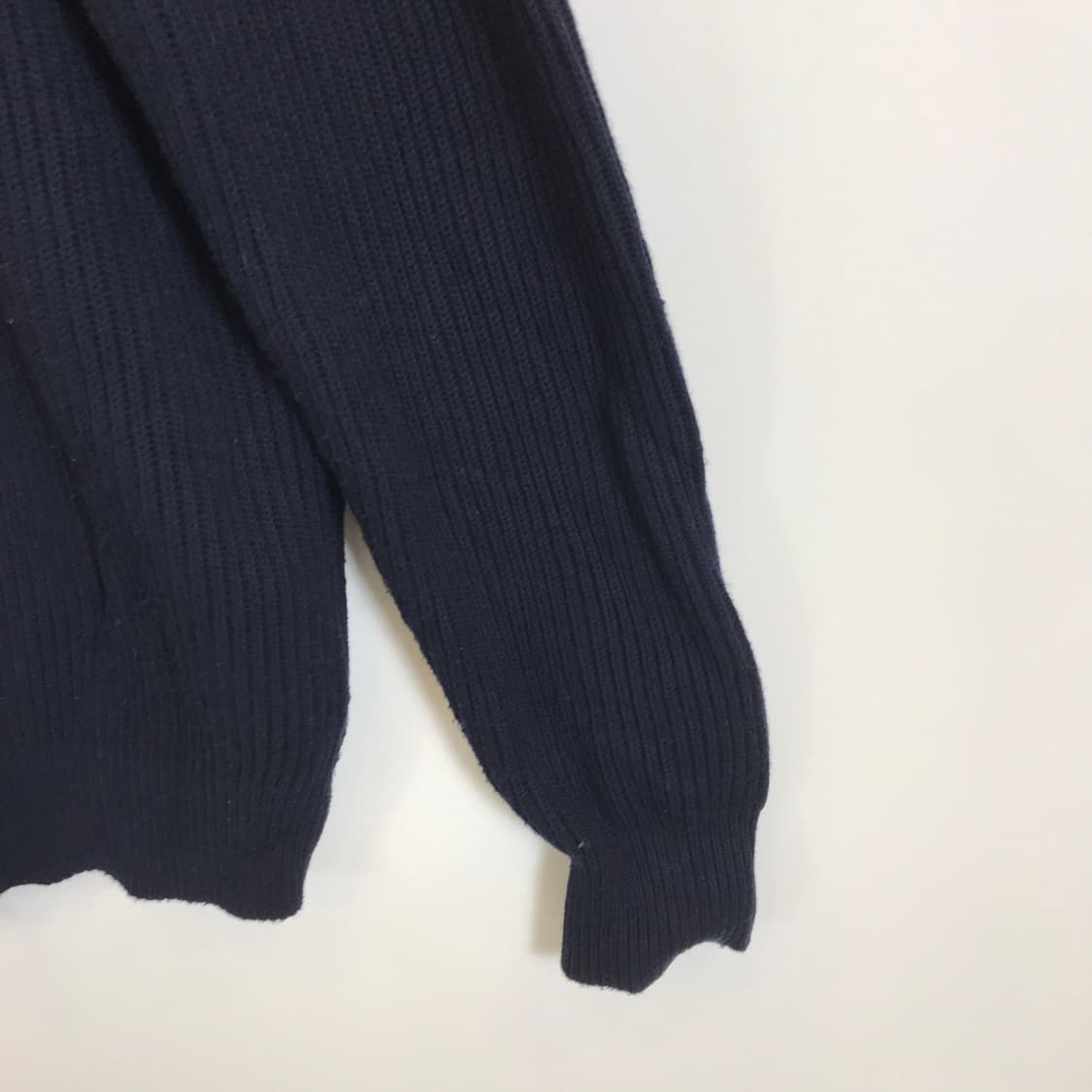 자라 네이비 투웨이 니트집업 [XL사이즈] 상품이미지3