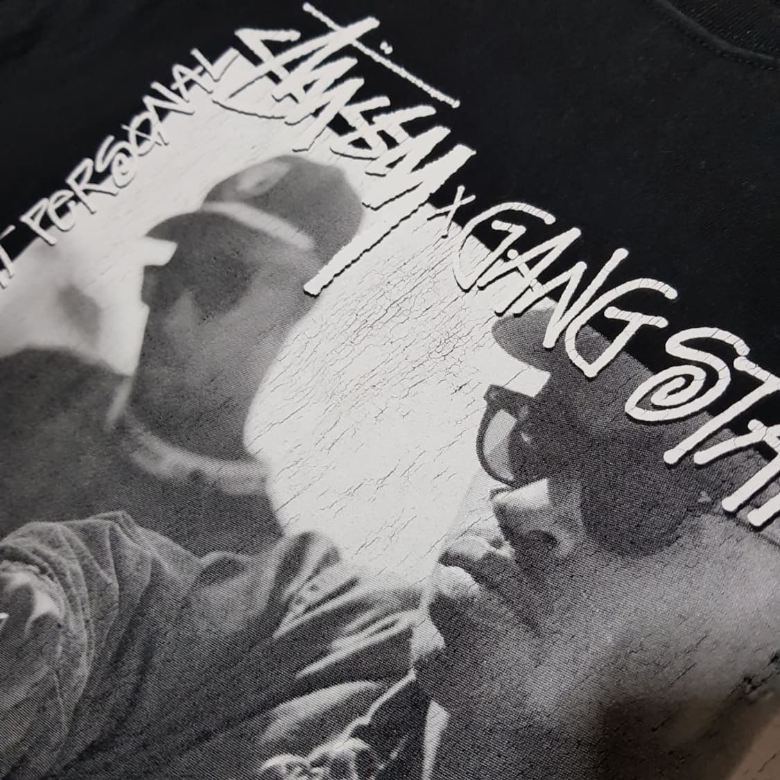 XXL/스투시 x 갱 스타 반팔 티셔츠/2-양소/ 상품이미지2