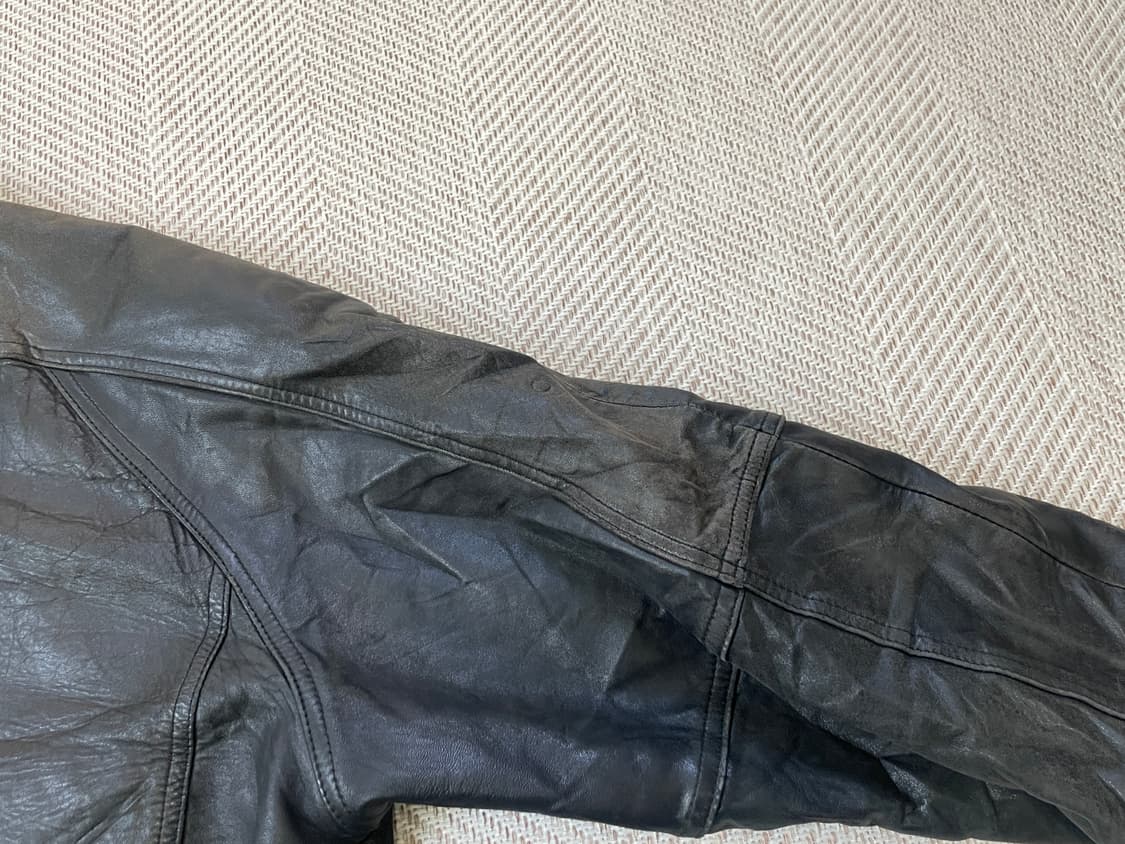 8~90s  WNICHESER 양가죽 헌팅 자켓 J03394 상품이미지4