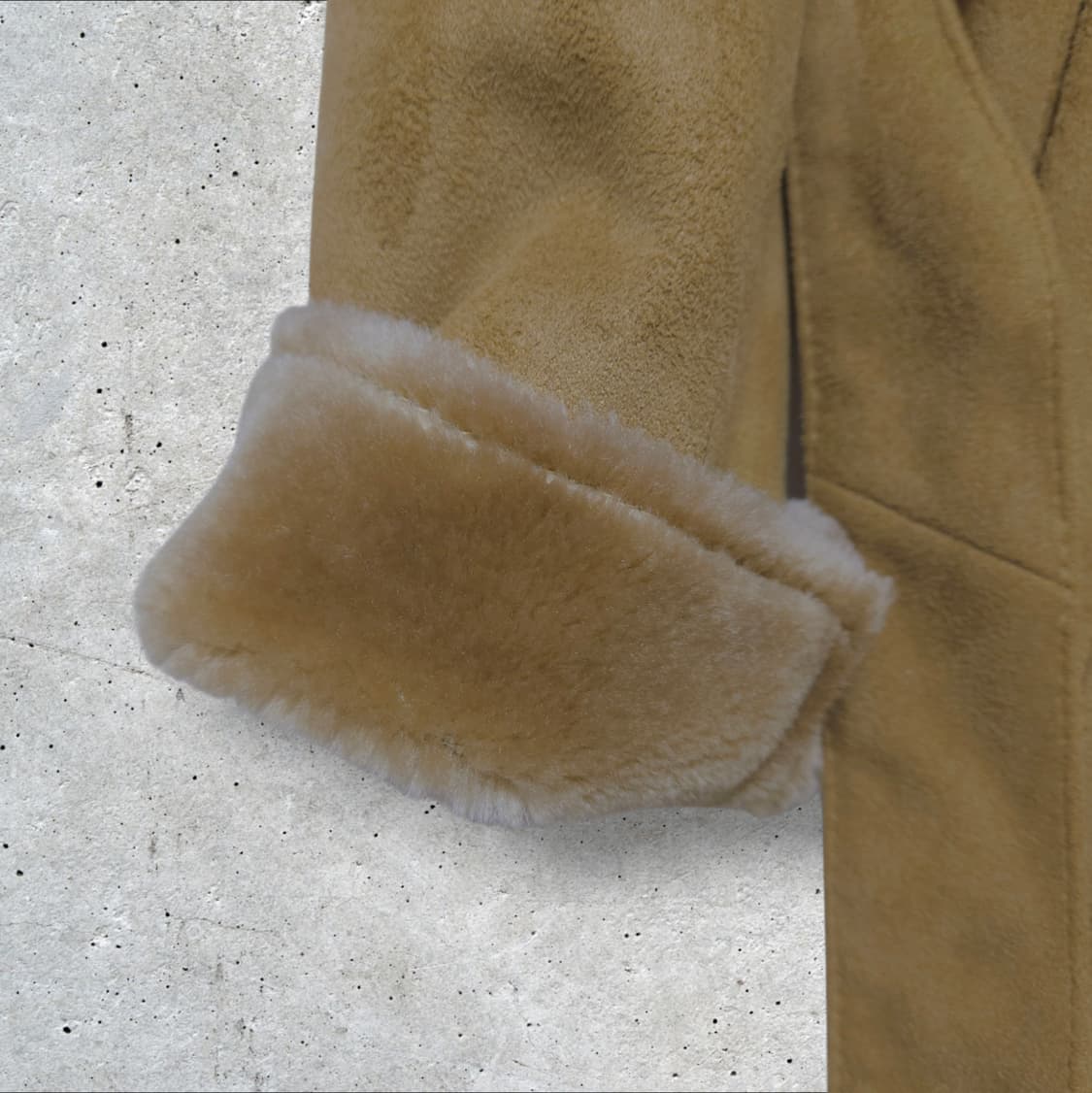 IIDA 스웨이드 롱 무스탕 (90/S) 상품이미지4